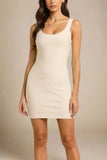 Cindy Bandage Mini Dress Beige