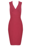 Ash Bandage Dress Red Wine