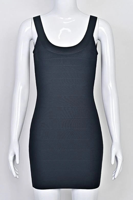 Cindy Bandage Mini Dress White Pearl