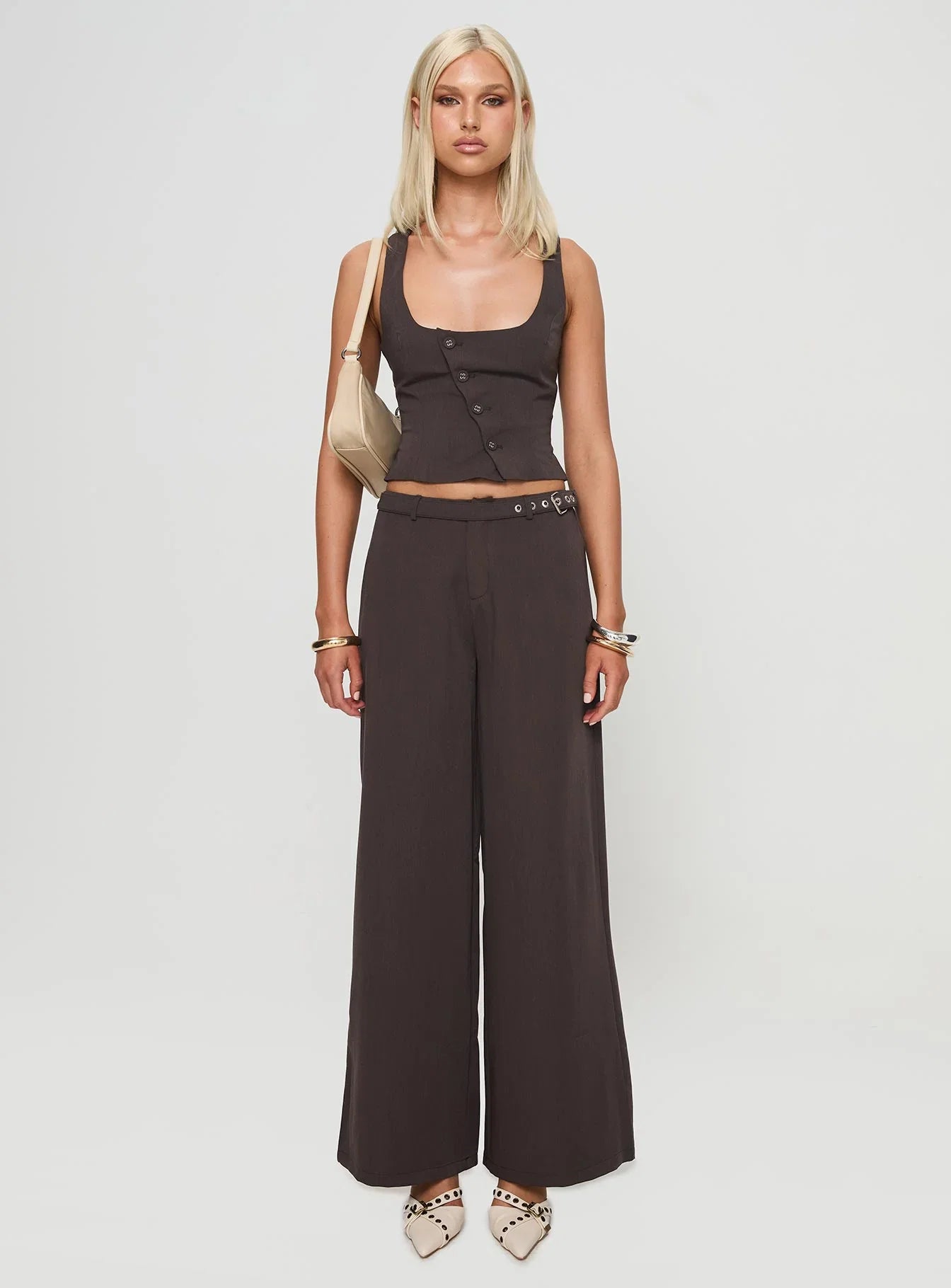 Miku Pants Brown