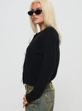 Rosalee Cardigan Black White