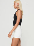 Tropicana Shorts Denim Ecru