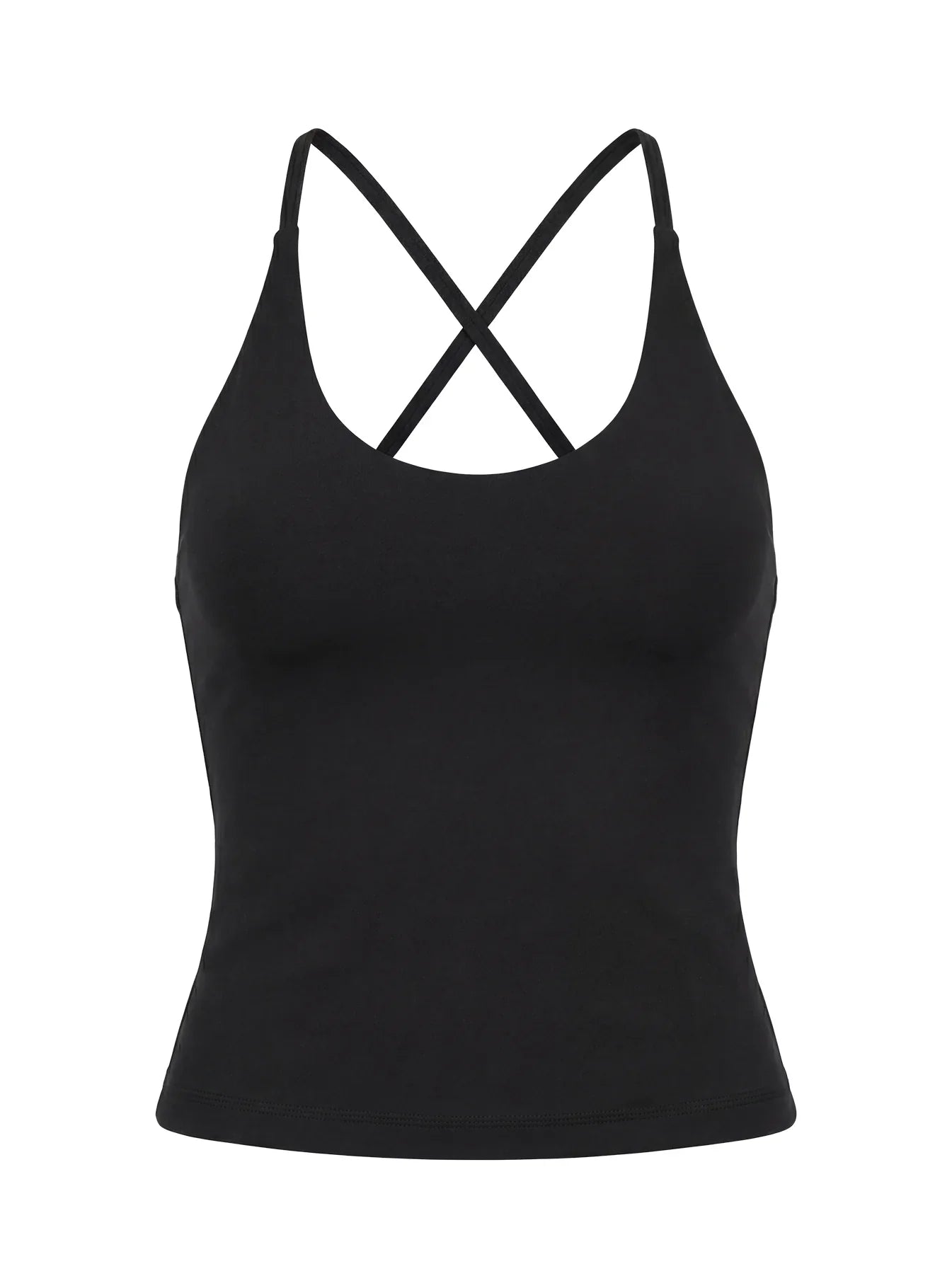 Pace Active Cross Back Tank Top Black