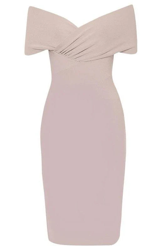 Bea Bandage Dress Cream