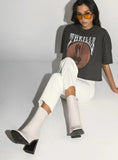 The Kia Boots White