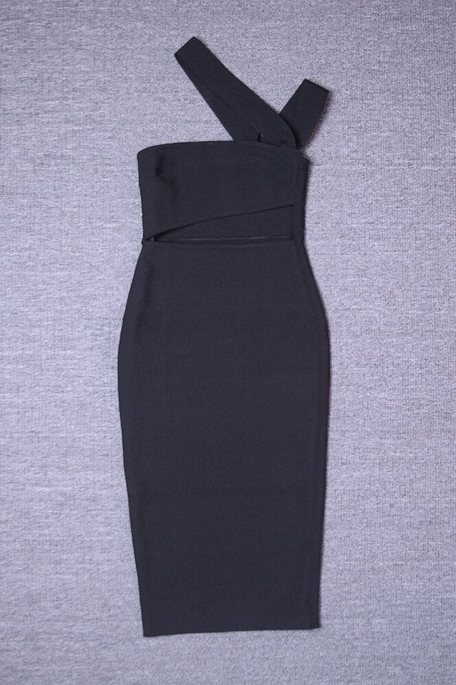 Molly Bandage Midi Dress Classic Black