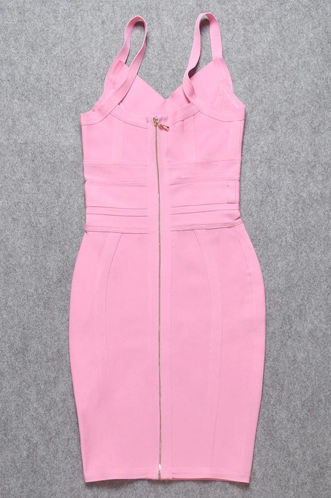 Bek Bandage Dress Blush Pink Sale