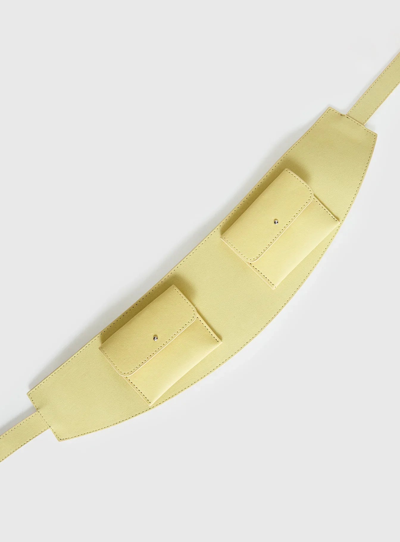 Burbank Woven Pocket Belt Yellow