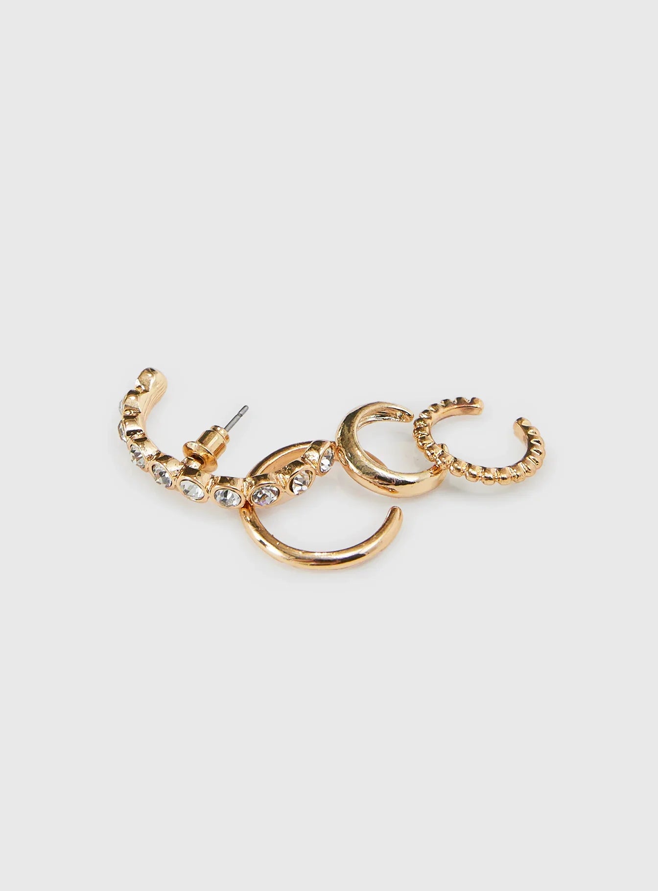Life In Luxury Ear Cuff Set Gold