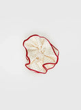 Dovie Frill Scrunchie Red White Polka Dot