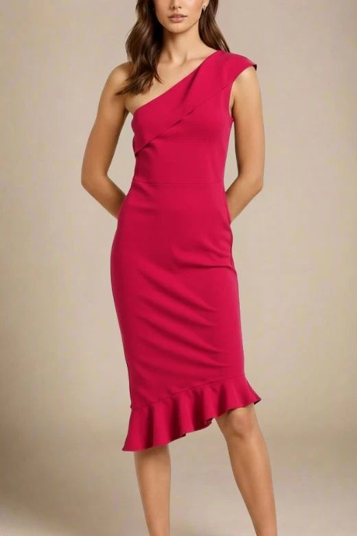 Avery Bandage Dress Red Wine