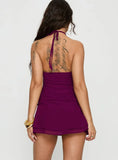 Kylianne Arrowneck Playsuit Plum