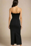 Erin Bandage Maxi Dress Classic Black