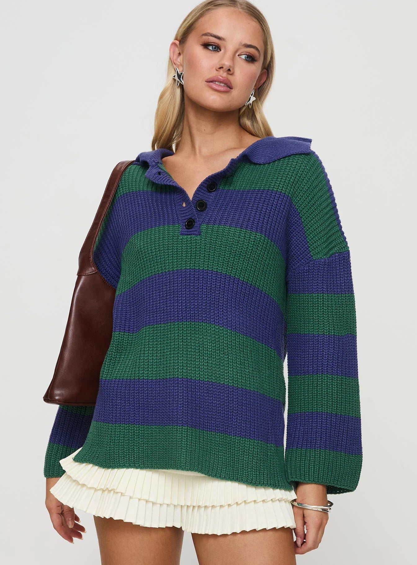 Olivah Jumper Blue Green