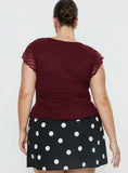 Auroraah Frill Top Cherry Curve