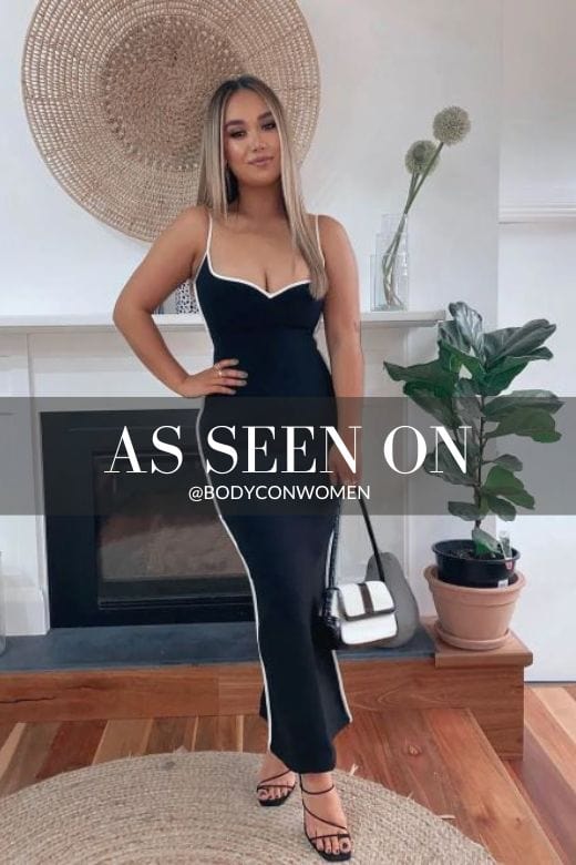 Dianne Bandage Maxi Dress Classic Black