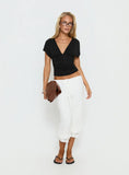 Basma Bloomer Trouser Pants Rayon White