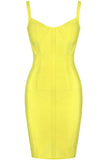 Pip Bandage Corset Dress Sun Yellow Sale