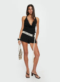 Amzie Tailored Mini Shorts Black