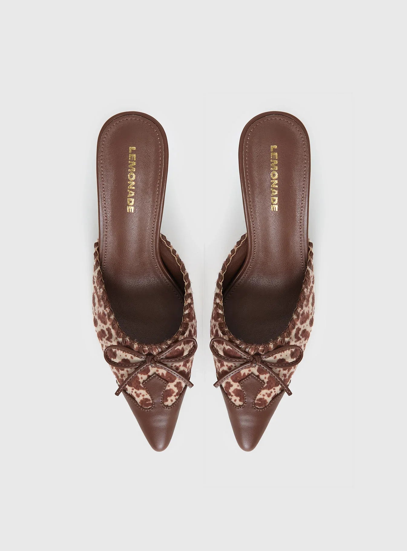 Boardroom Pointed Toe Heels Caramel Cow