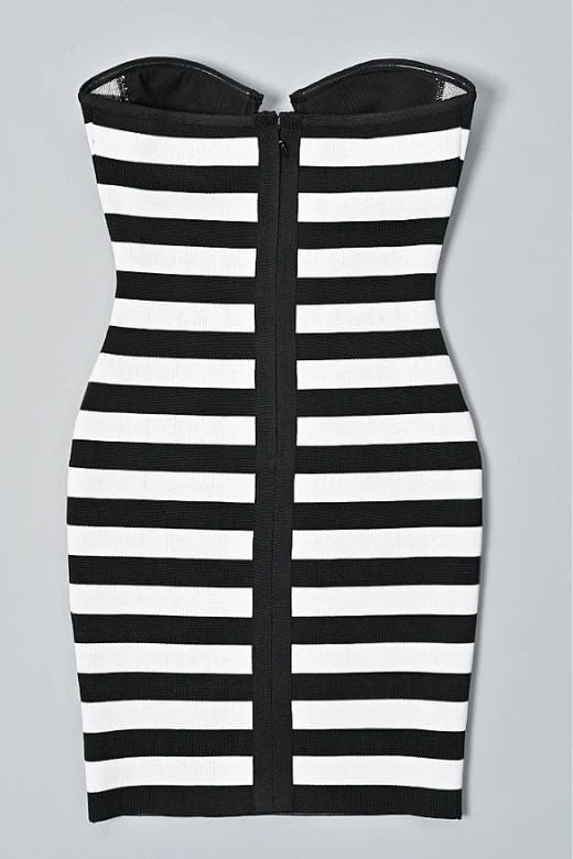 Ingrid Bandage Mini Dress Classic Black