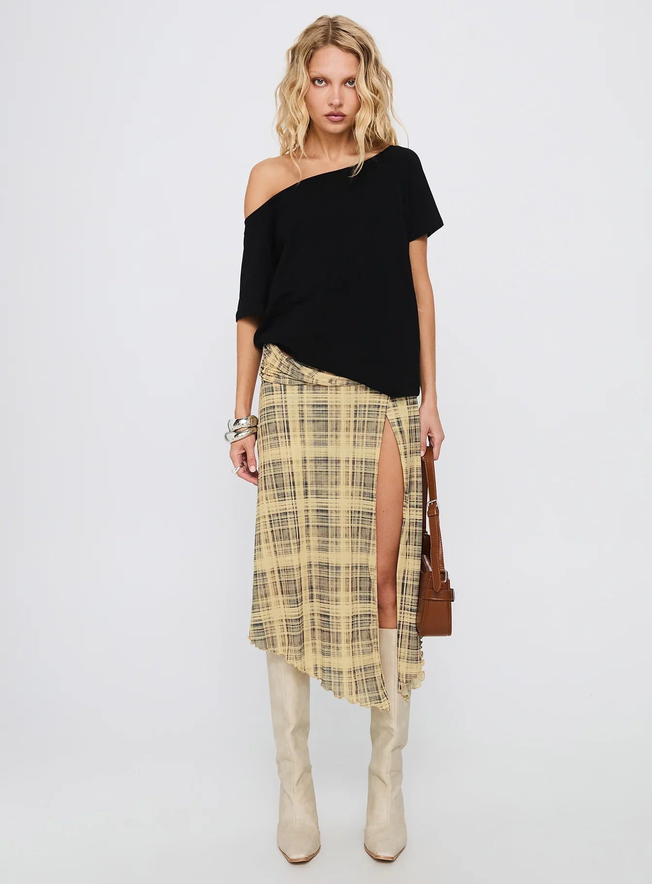 Icon Baby Off Shoulder Top Black