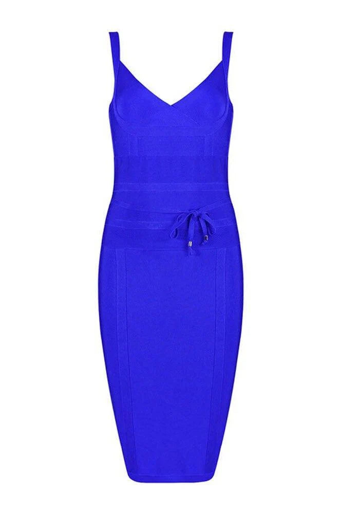 Bek Bandage Dress Royal Blue