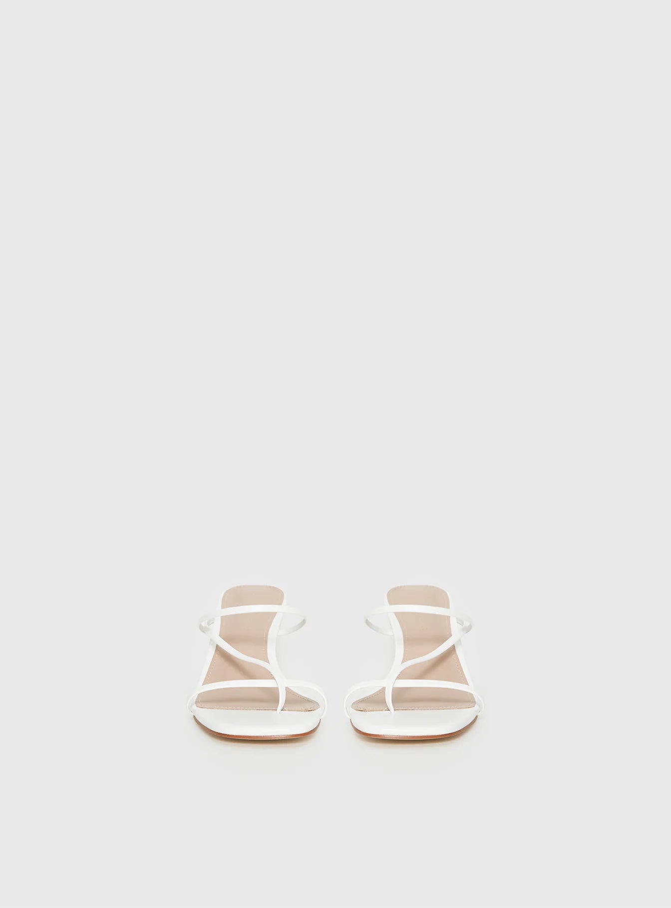 The Becka Heels White