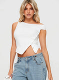 Karre Off The Shoulder Top White