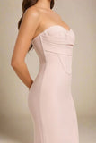 Miles Bodycon Midi Dress Nude