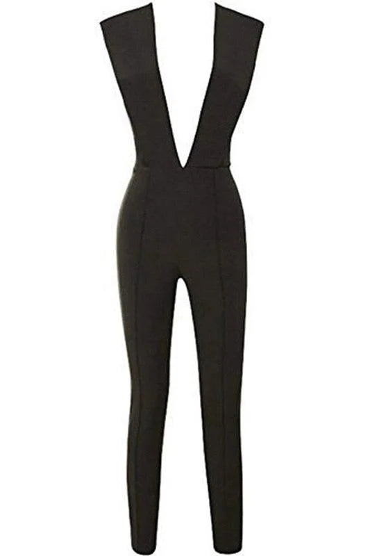 Pia Bandage Pants Jumpsuit Classic Black