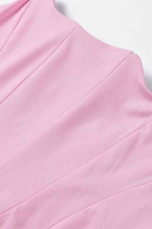 Hope Bodycon Wrap Maxi Dress Dusty Pink Sale