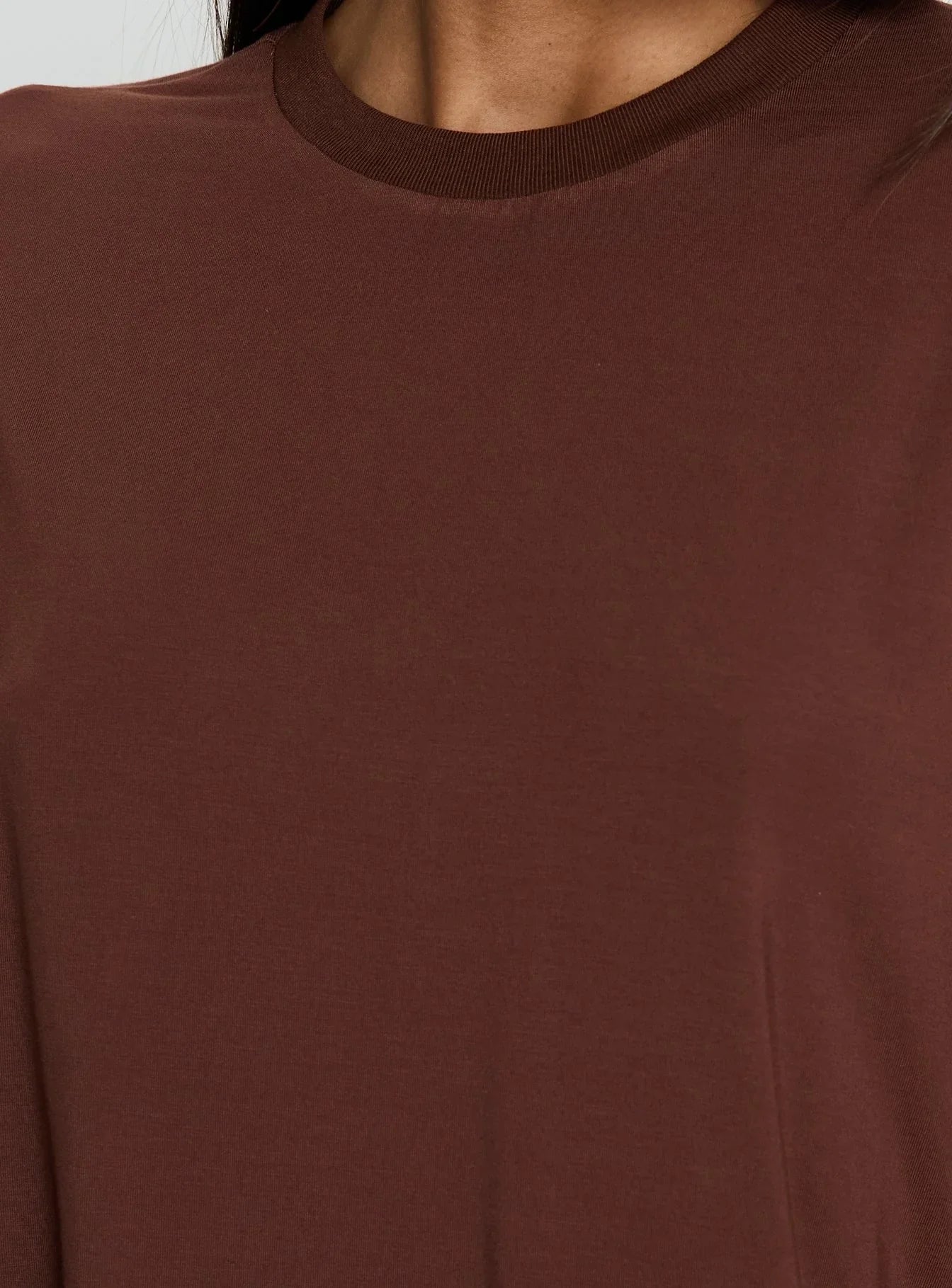 Kieryn Oversized Top Chocolate