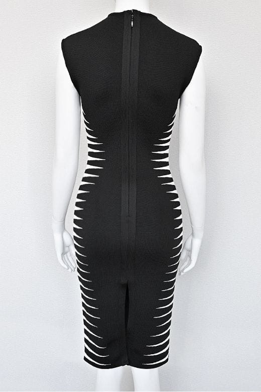 Cleo Bandage Midi Dress Classic Black