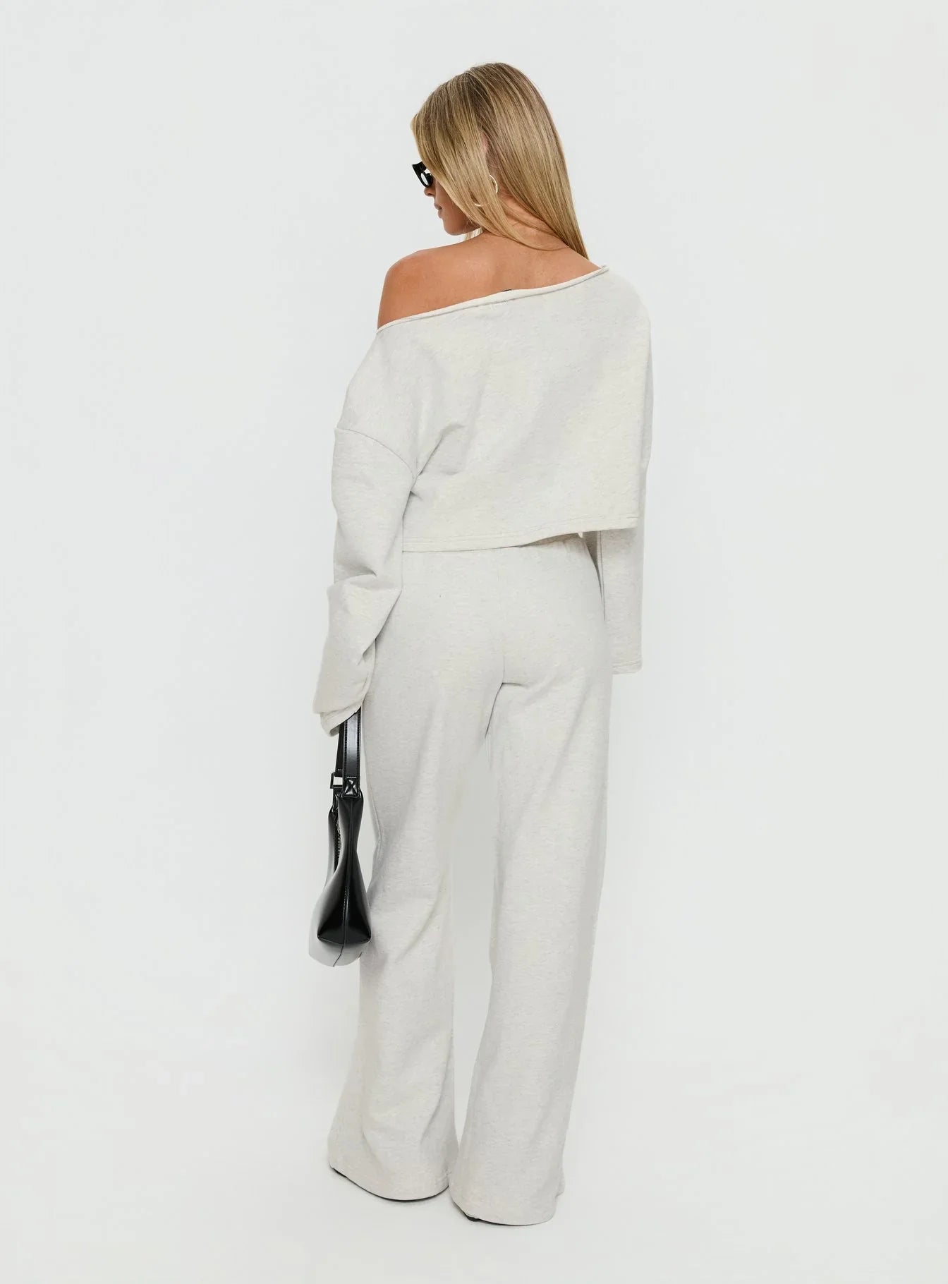 Peaks Flared Track Pants Snow Marle