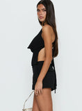 Amzie Tailored Mini Shorts Black