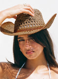 Peace Of Mind Straw Cowboy Hat Tan