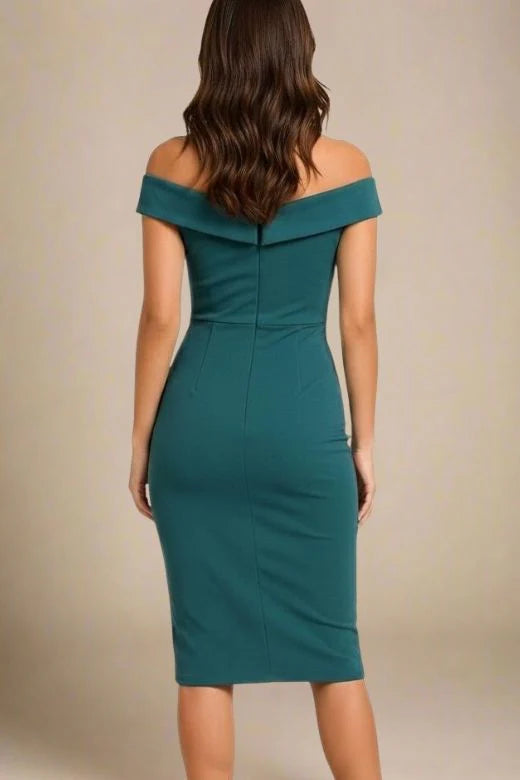 Ash Bandage Dress Emerald Green