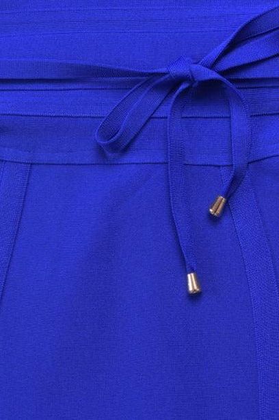 Bek Bandage Dress Royal Blue