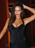 Raeshelle Halter Corset Top Black