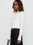 Head In The Clouds Cardigan Cream