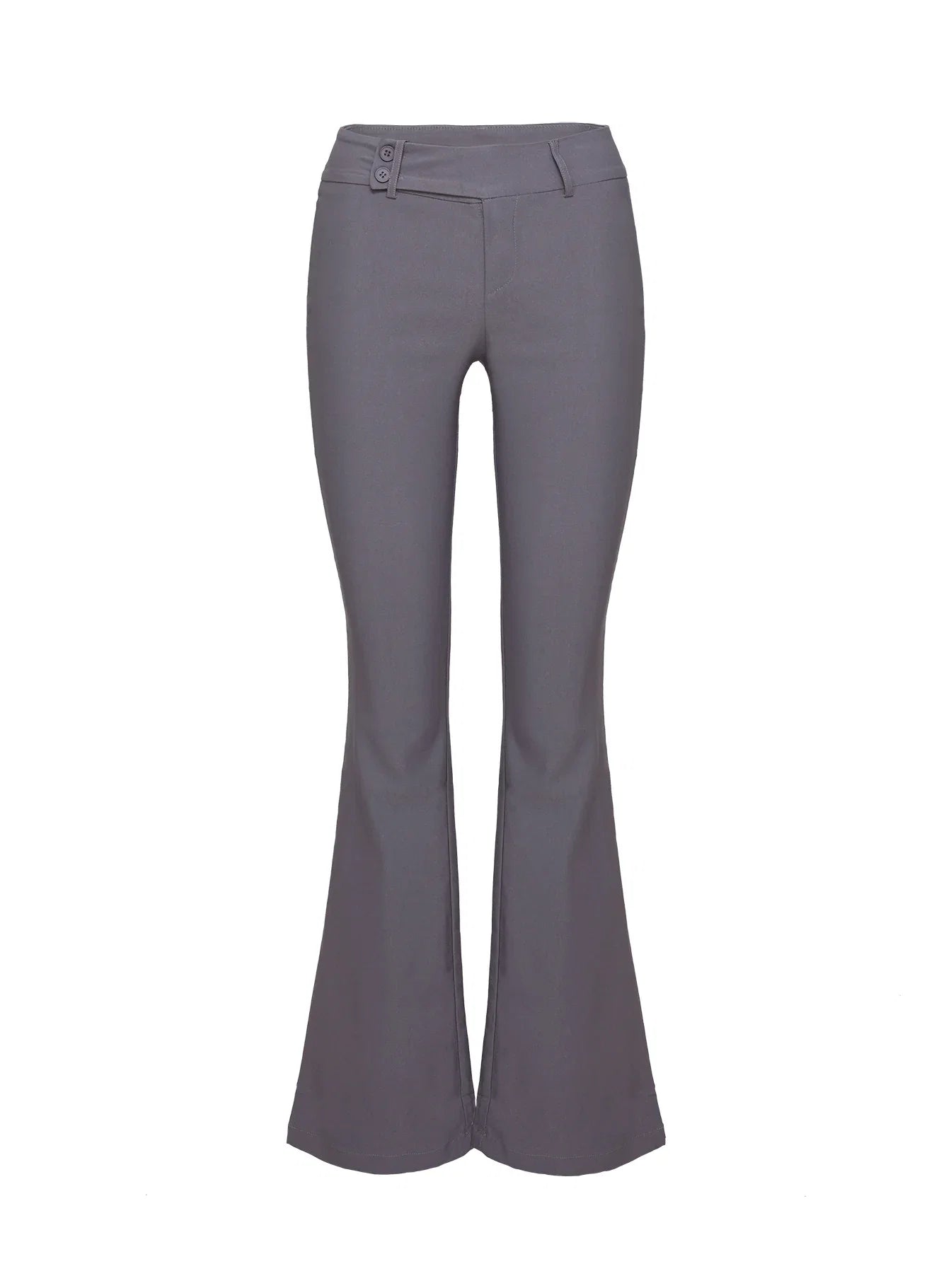 Kinkirk Flared Pants Grey Tall