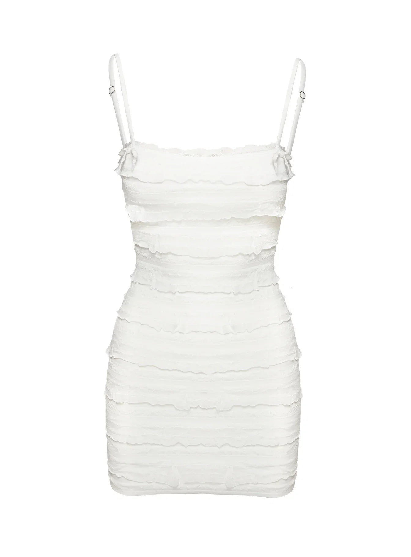 Gradine Mini Dress White