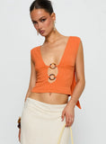 Steward Top Orange