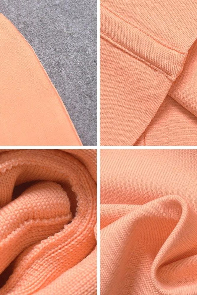Joi Bodycon Midi Dress Peach