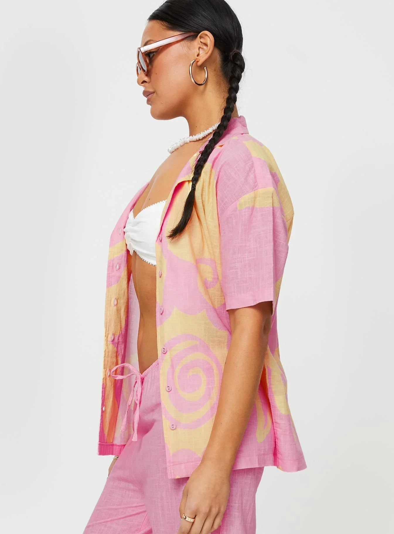 Sollene Top Pink Yellow
