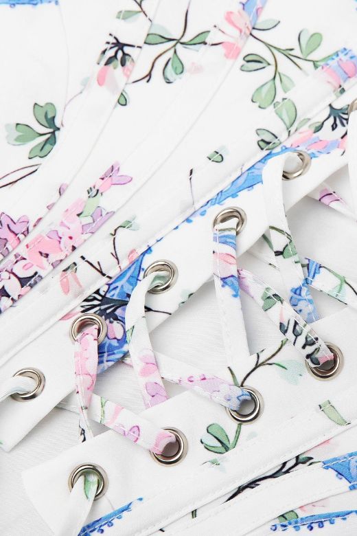 Penny Top White Floral