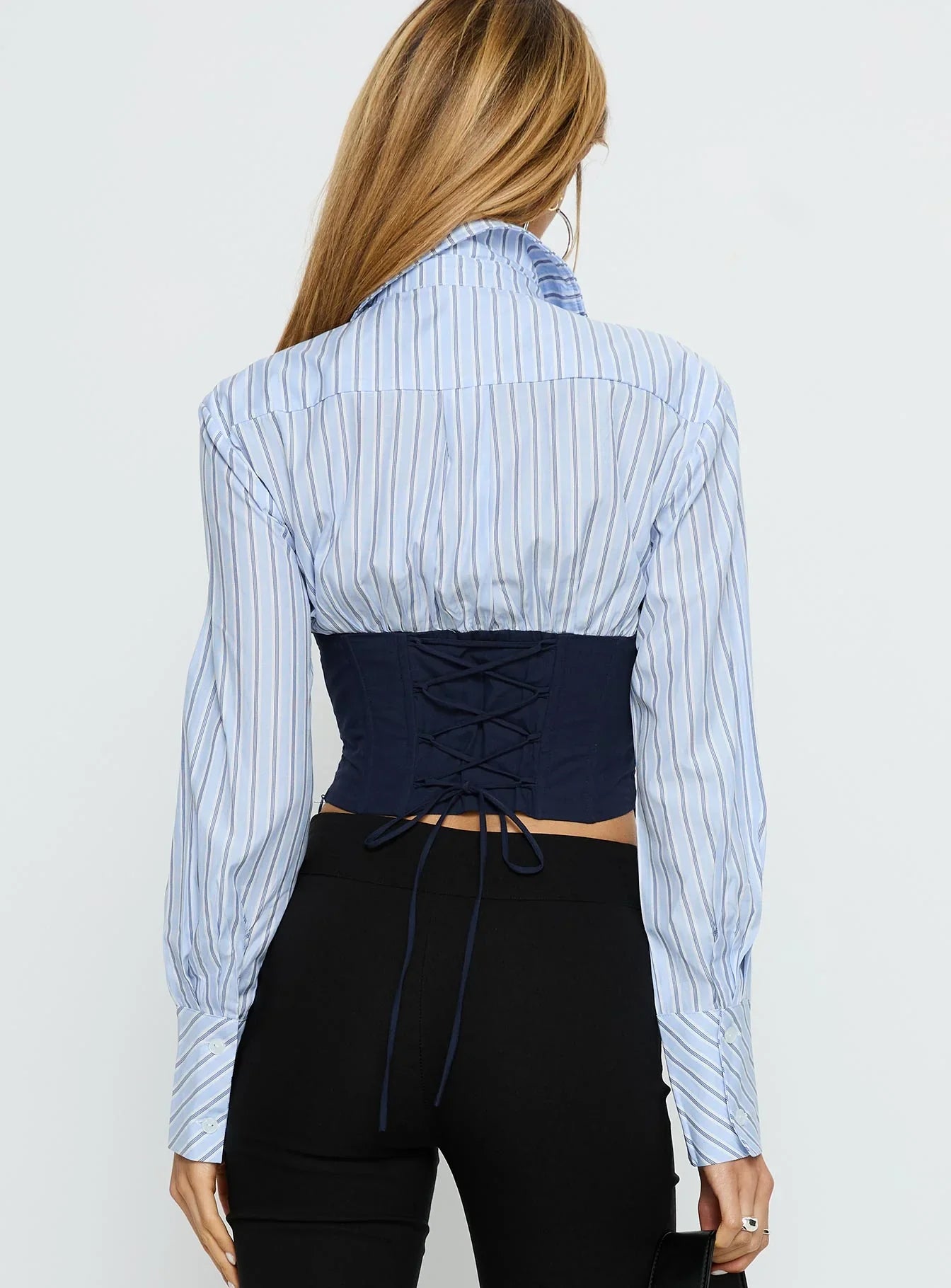Darvell Corset Shirt Blue