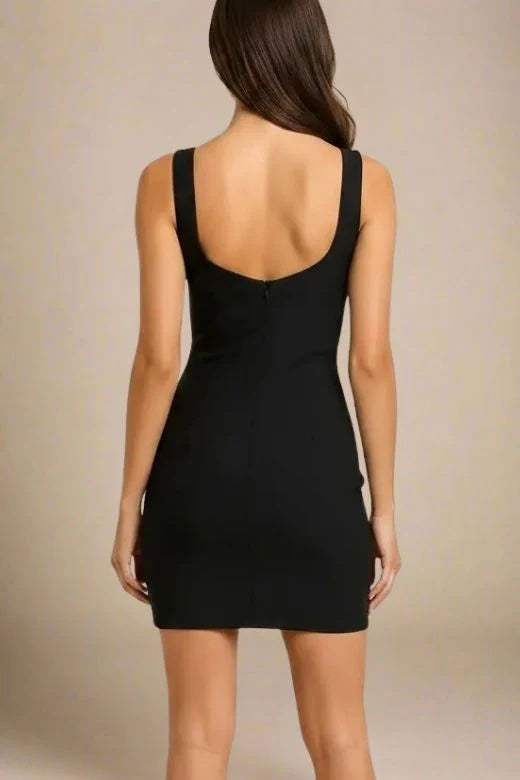 Livia Bodycon Mini Dress Classic Black