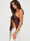 Mariah Cami Top Brown